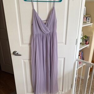 Lavender Spaghetti Strap Maxi Dress
